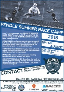 PENDLE SUMMER RACE CAMP - AUGUST 2015